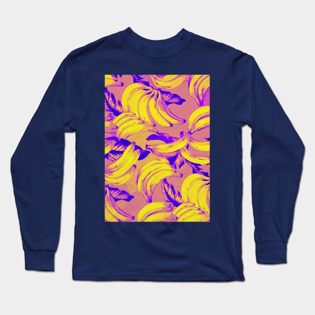 Banana vibes Long Sleeve T-Shirt by mrcatguys